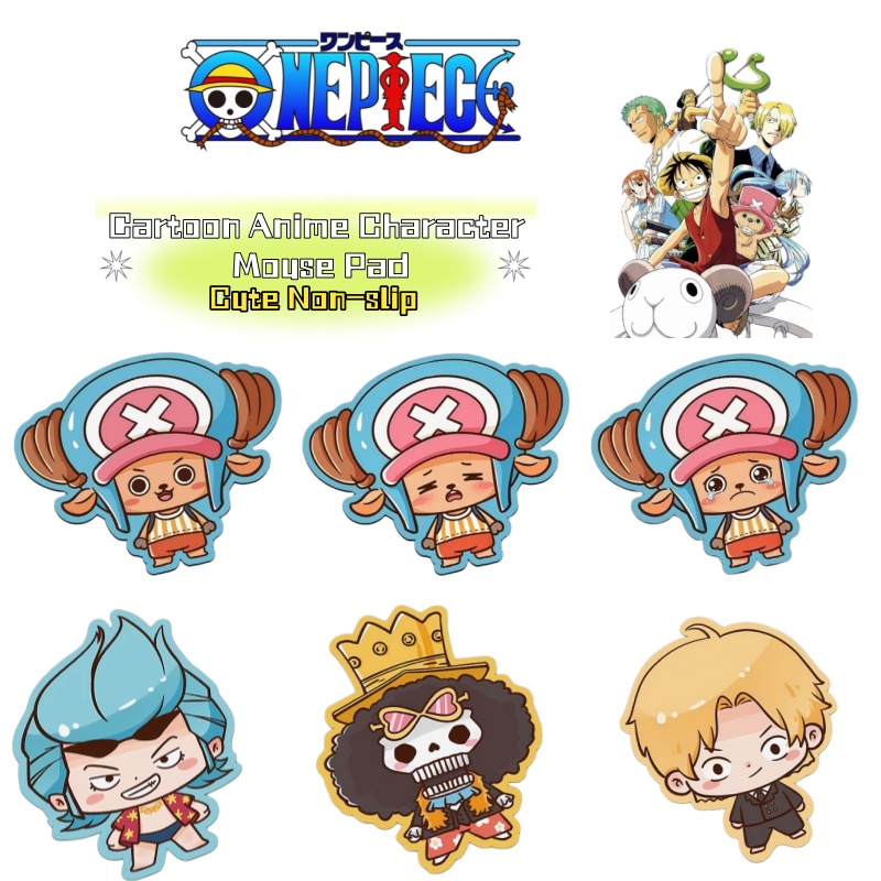 One Piece cartoon anime charac - Laptop Mouse ulasan dan harga