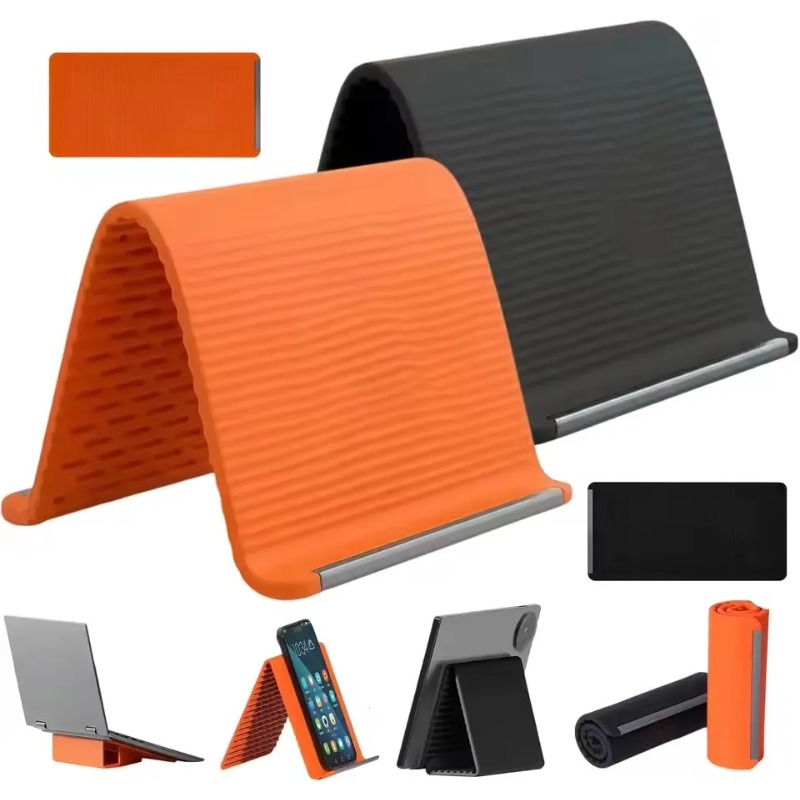 Flexible Foldable Silicone Pho - Laptop Stand ulasan dan harga