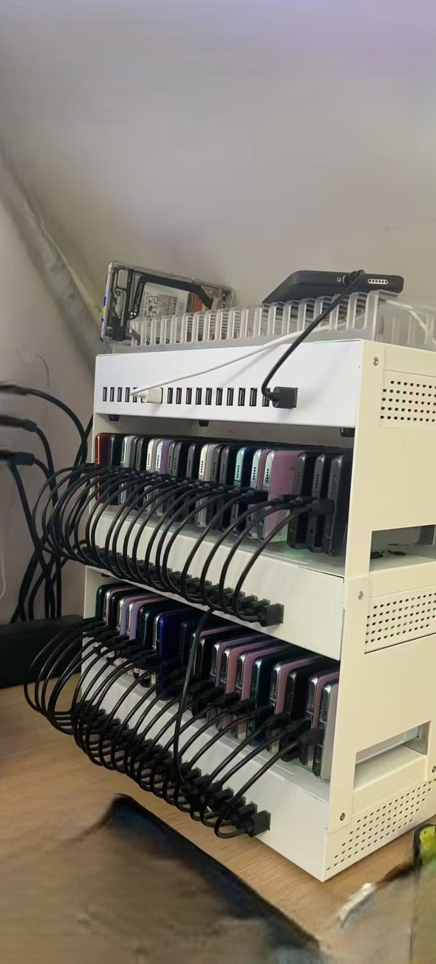60 USB Ports Box Phone Farm US - Usb Hub ulasan dan harga