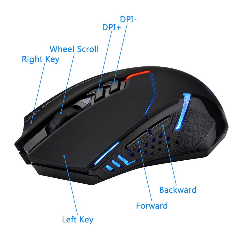 2.4GHz Wireless Mouse Optical  - Laptop Mouse ulasan dan harga