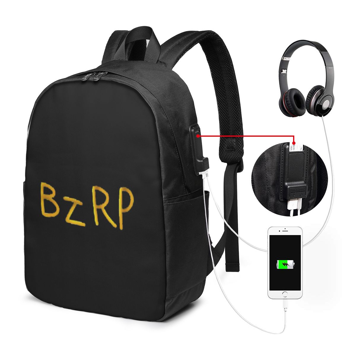 Bizarrap Cap (BZRP) Backpack T - Laptop Bag ulasan dan harga