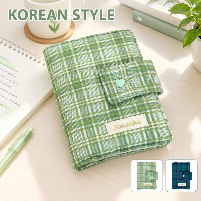Green White Gingham Hand-journ - Laptop Sleeve ulasan dan harga
