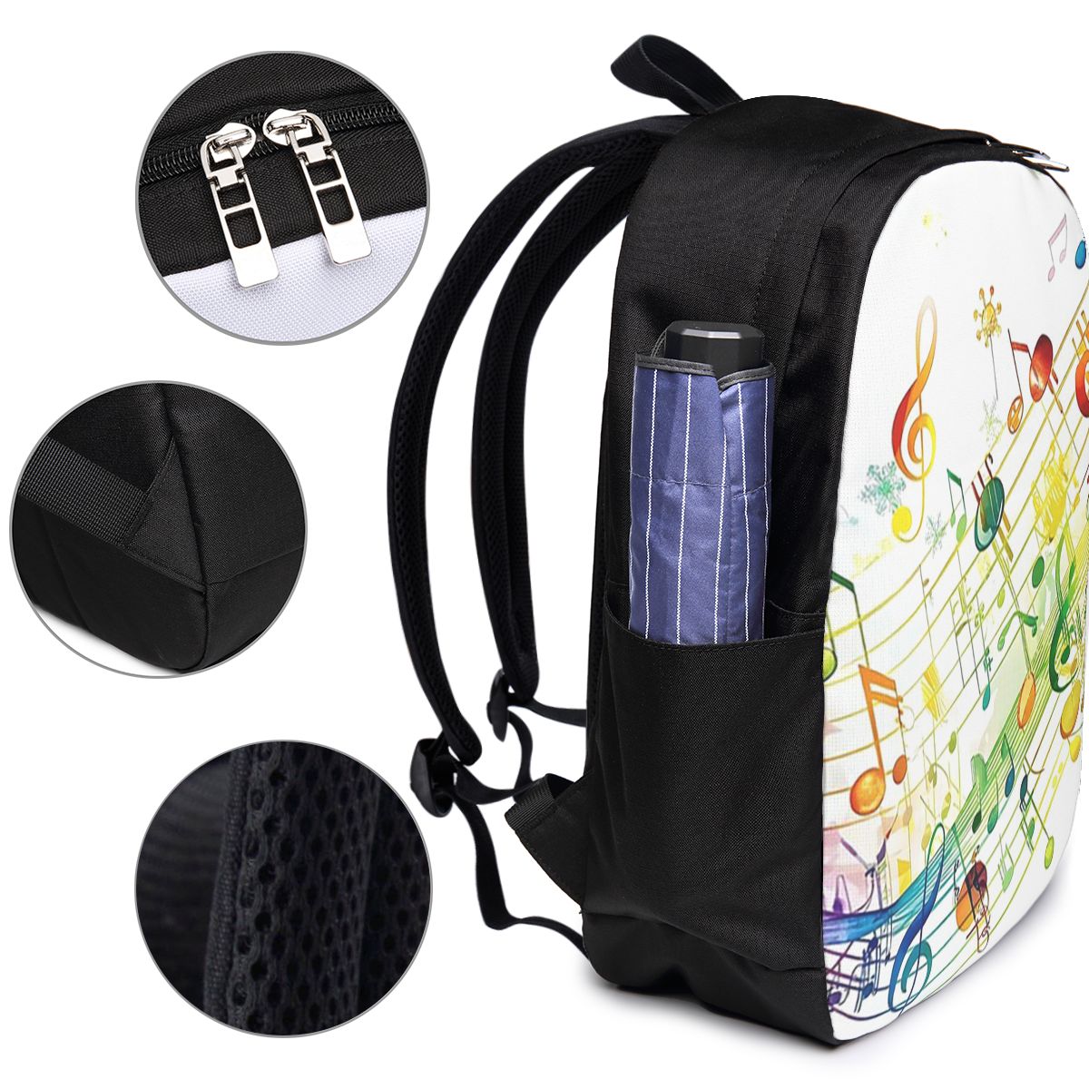 Abstract Piano Keys With Music - Laptop Bag ulasan dan harga
