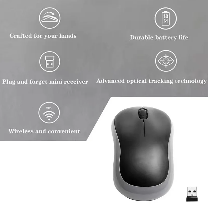 2027M185 Mini Wireless Mouse C - Laptop Mouse ulasan dan harga