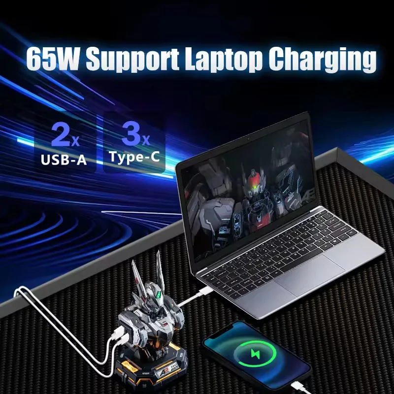IN-STOCK MOSHOW Charger Knight - Laptop Charger ulasan dan harga