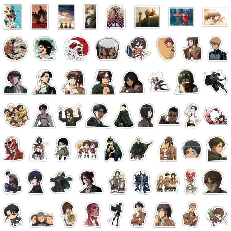 60Pcs Attack on Titan Anime St - Laptop Accessories & Repair Jagtap Dairy Pimple Nilakh Pimpri Chinchwad Maharashtra ulasan dan harga
