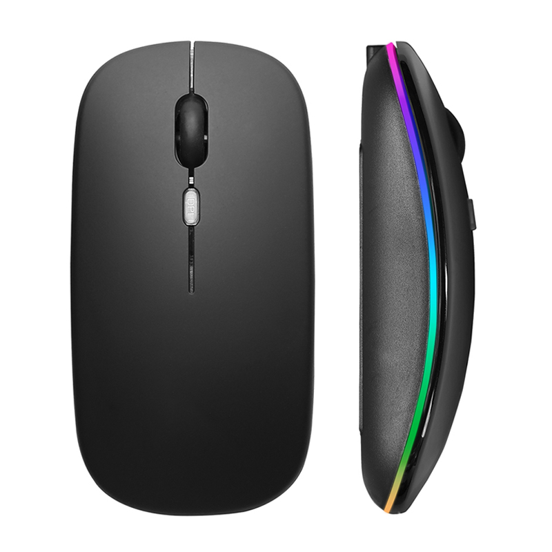 Wireless Mouse RGB Rechargeabl - Laptop Mouse ulasan dan harga