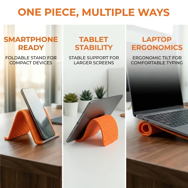 Flexible Folding Phone Holder  - Laptop Stand ulasan dan harga