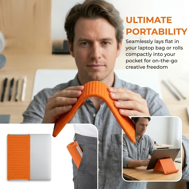 Flexible Folding Phone Holder  - Laptop Stand ulasan dan harga