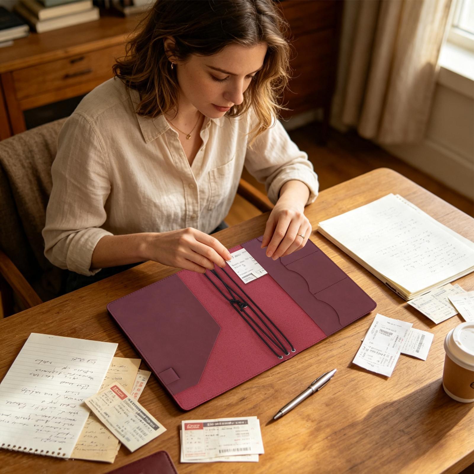 Leather A5 Notebook Cover Mult - Laptop Sleeve ulasan dan harga