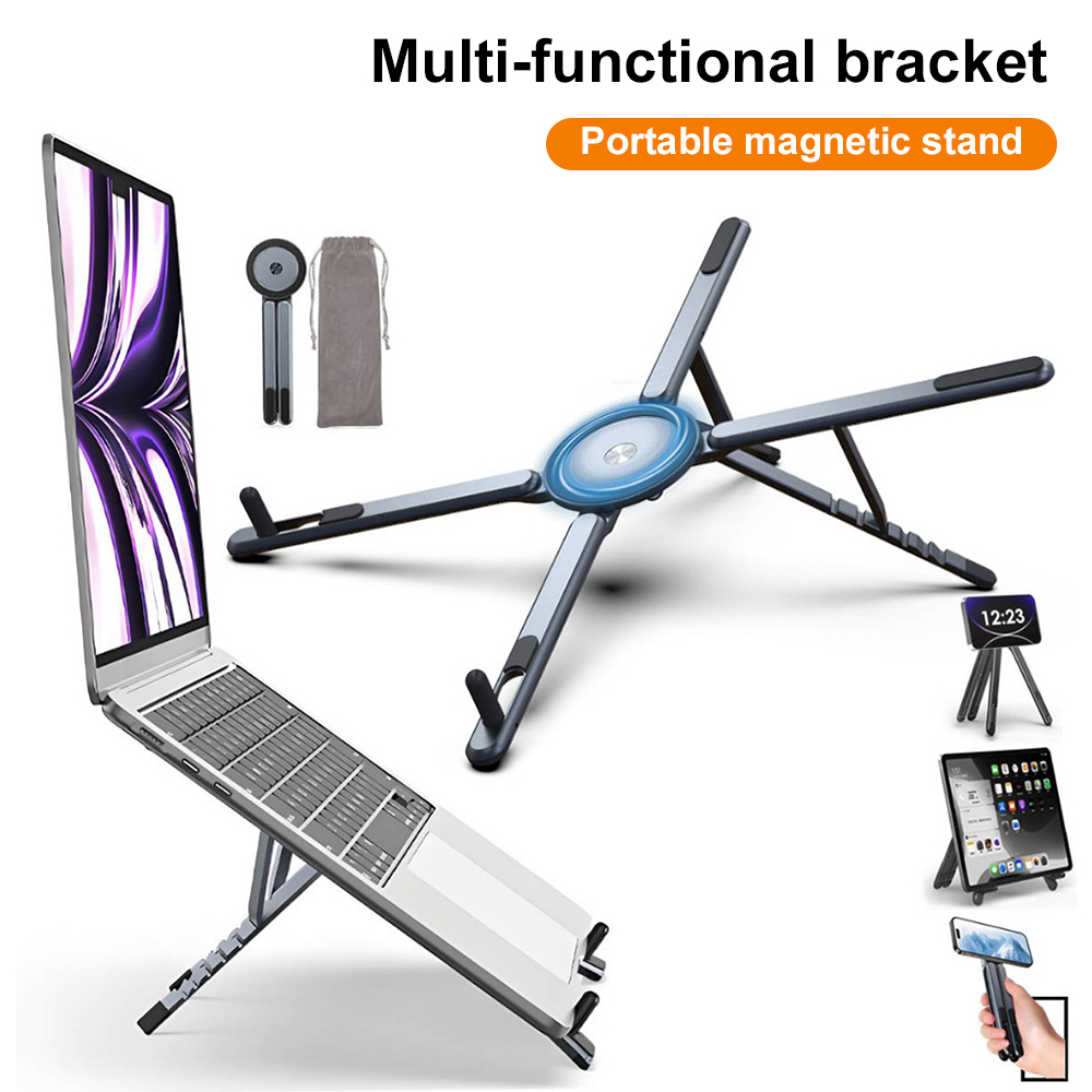 Portable Magnetic Phone Holder - Laptop Stand ulasan dan harga